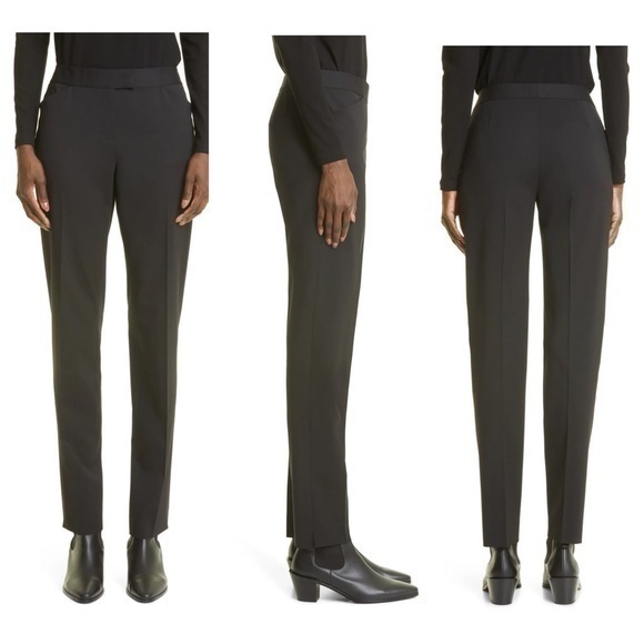 Lafayette 148 Irving Skinny Stretch Wool Work Career Ankle Pants 4